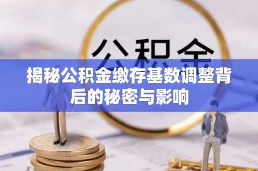 和顺揭秘公积金缴存基数调整背后的秘密与影响