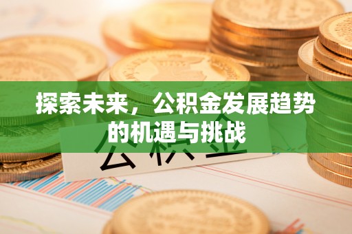 和顺探索未来，公积金发展趋势的机遇与挑战